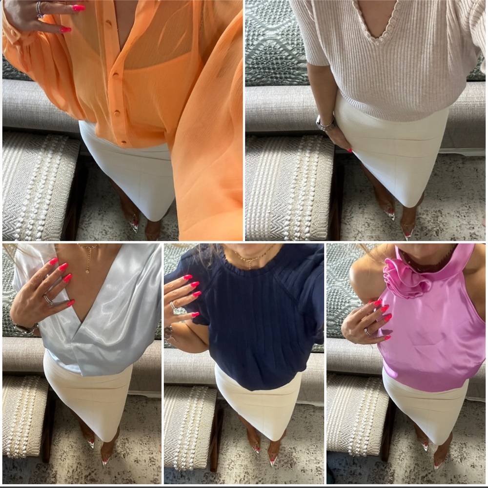 Last💕Host pick🌷Nude bandage skirt - Picture 5 of 13